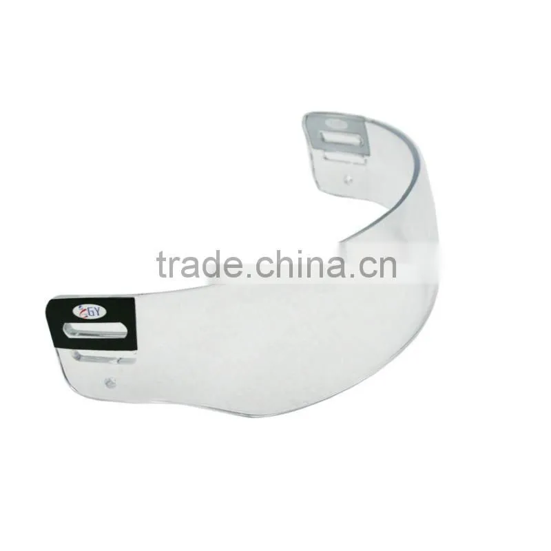 clear polycarbonate shield ice hockey helmet visor