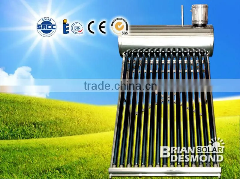 Best Quality Stainless Stell Solar Water Heater With Boiler