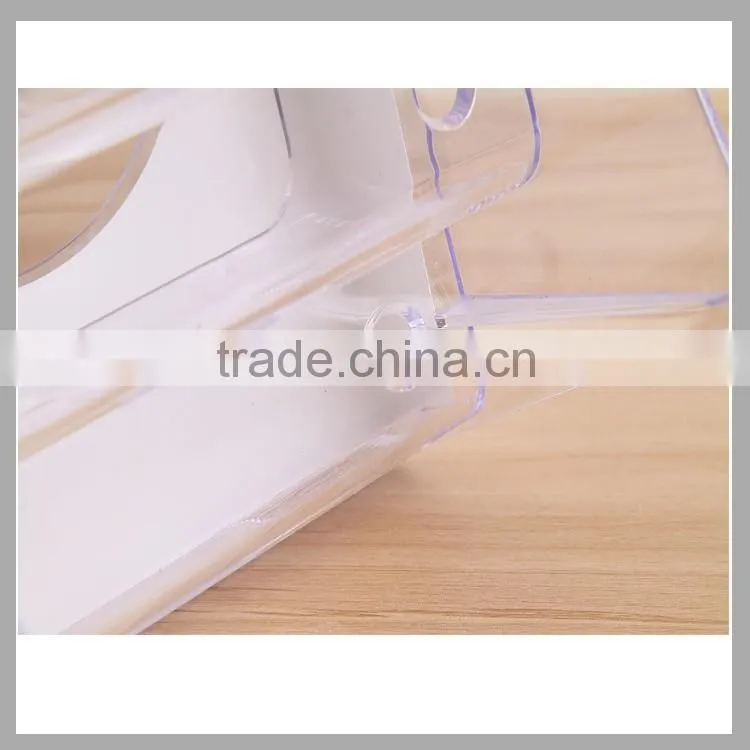 Three layer desktop menu display stand A5 brochure holder