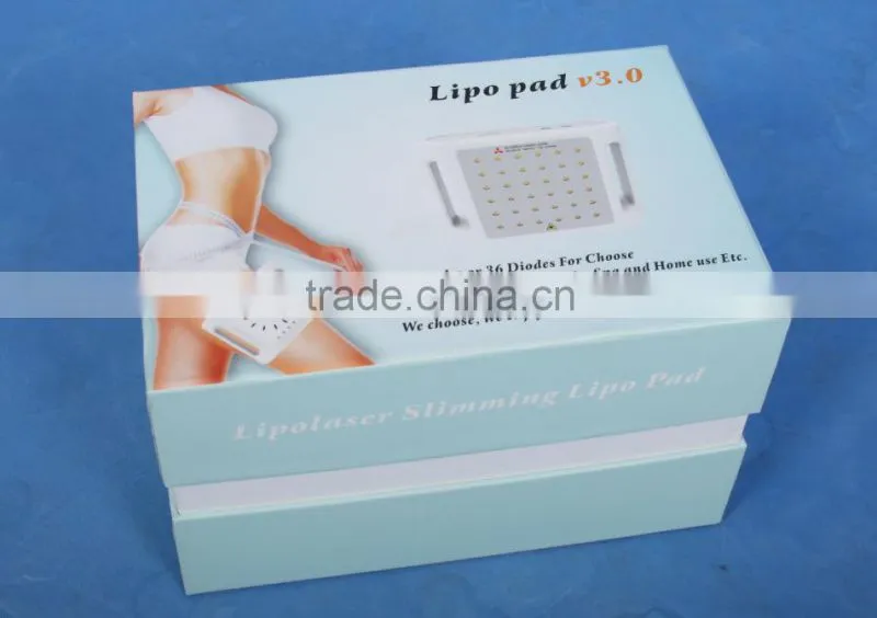 Most popular Mini 650nm diode laser/lipo laser slimming pads for 2016