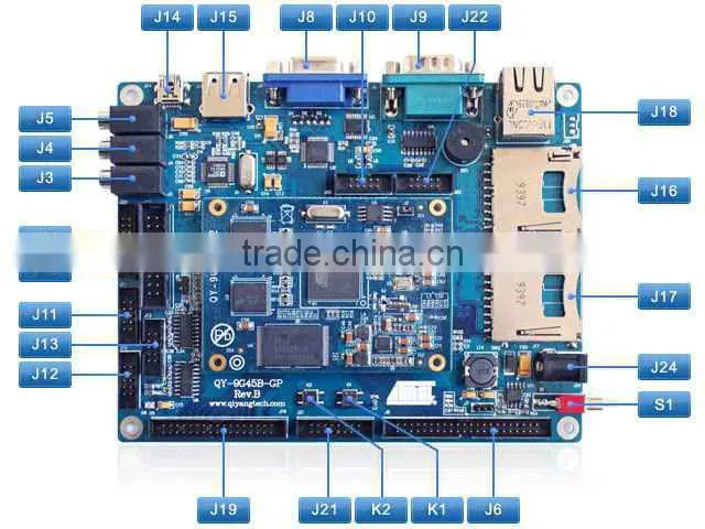 ATMEL AT91SAM9G45 400MHz CPU Embedded ARM Starter kit motherboard support linux/WinCE