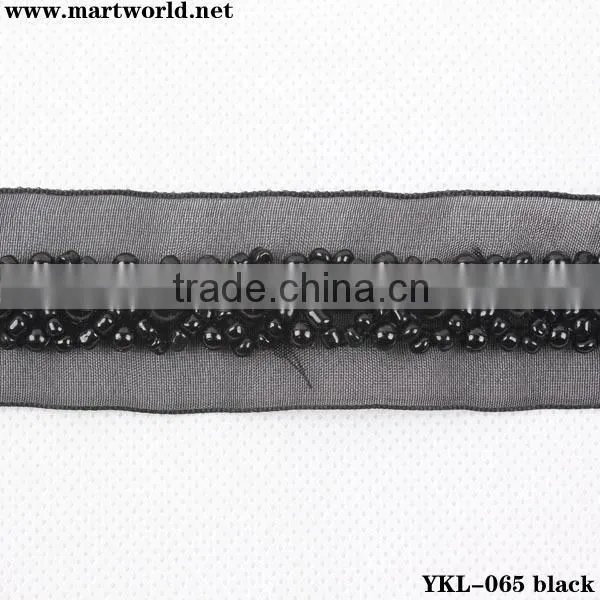 hot selling beaded crystal pearl trimmings(YKL-065)