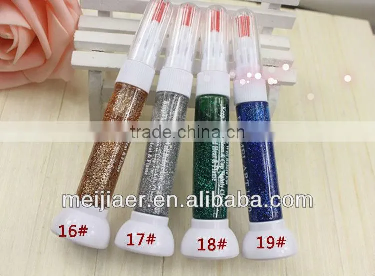 Two way nail art pen/drawing and painting nail pen for nail