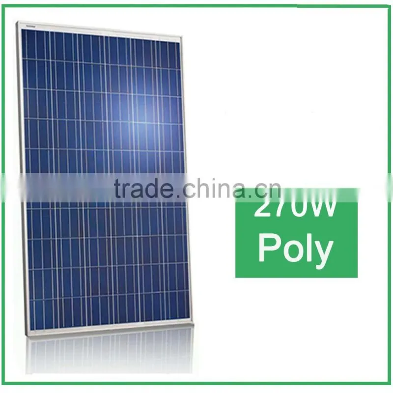 270w poly solar panel with high quality and low price