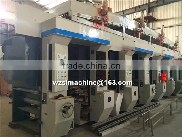 Computer Color Register rotogravure type heat Transfer Film Printing Machine