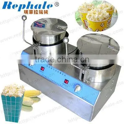 Automatically Double-pot popcorn making machine