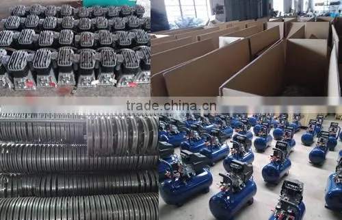 50L 2HP 1.5KW 8Bar 120L/min Direct driven piston air compressor for pumping air into tires