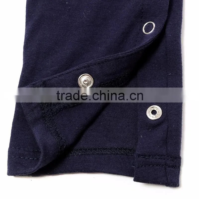 2016 Newborn Baby Cotton bodysuit Kid Boys Clothing baby romper with bowtie