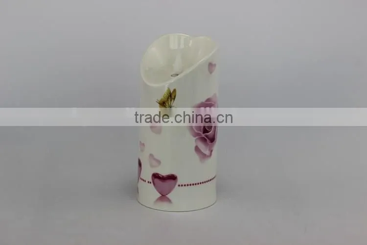 Custom High Quality Ceramic Led Candles for Wedding Decoration