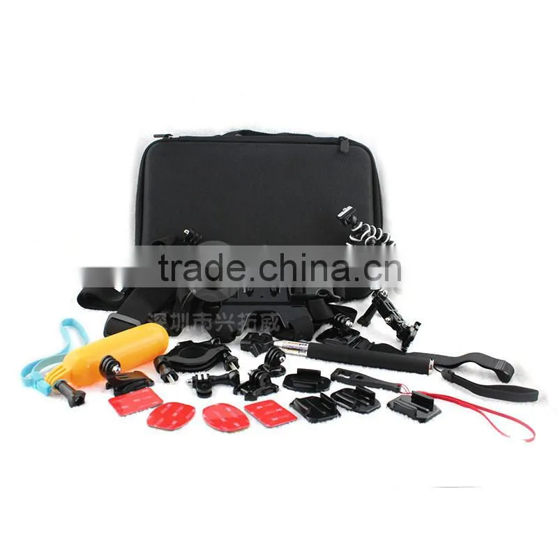Wholesale Camera accessories kit for Go Pro , floaty Bobber, Monopod and Suction Cup Mount for Gopro hero 4/3+/3/2/1