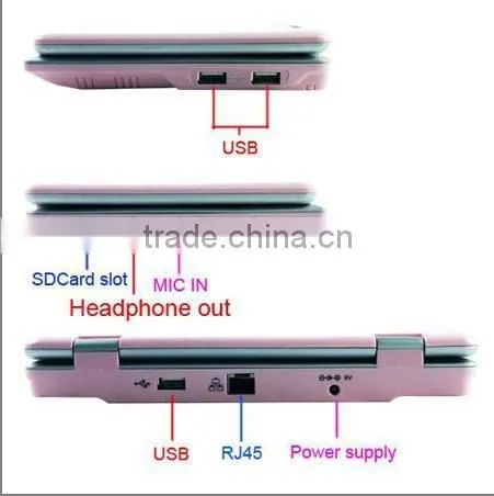 7 Inch Best-selling Laptop China Free Shipping