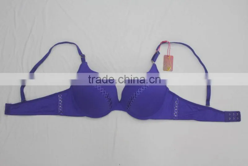 Stylish Satin Tape Ladies Push Up xxx Sexy Bra