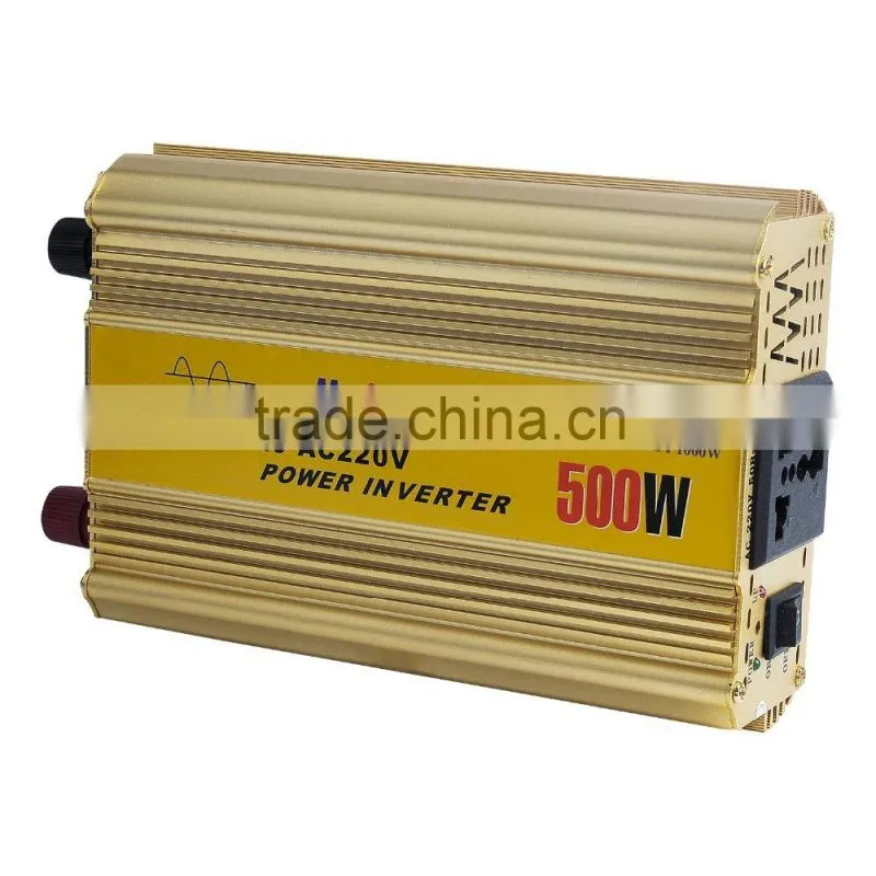 pure sine wave 500W power Inverter,dc12v ac 220v for computer,cooker