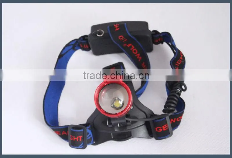 aluminum zoom function LED headlight headlamp