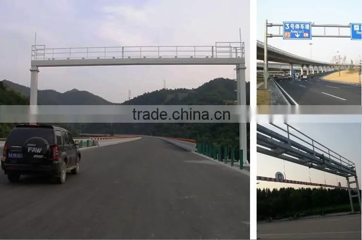 Hot Dip galvanization Highway Tublar Traffic Signal Gantry