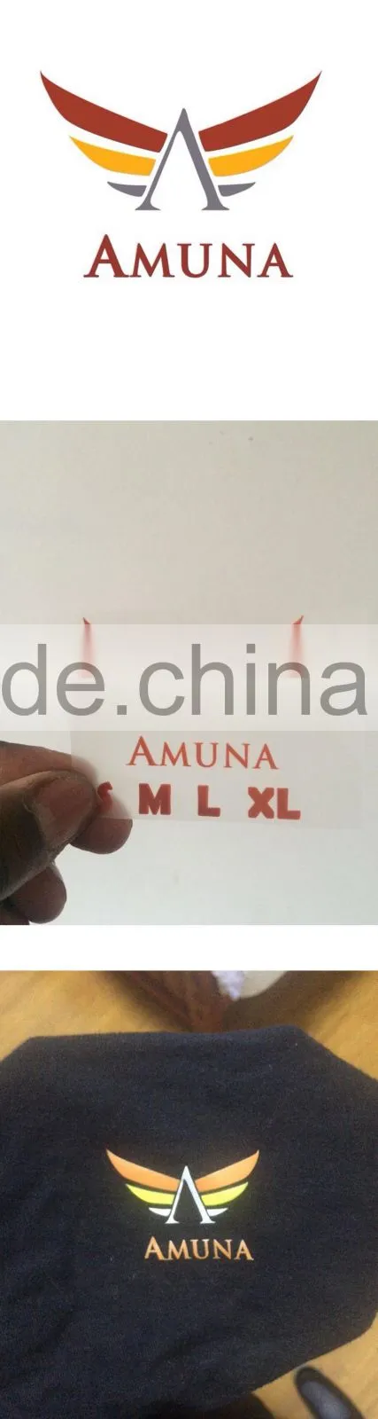 eco solvent printable dark color soccer t-shirts vinyl flex , transfer film