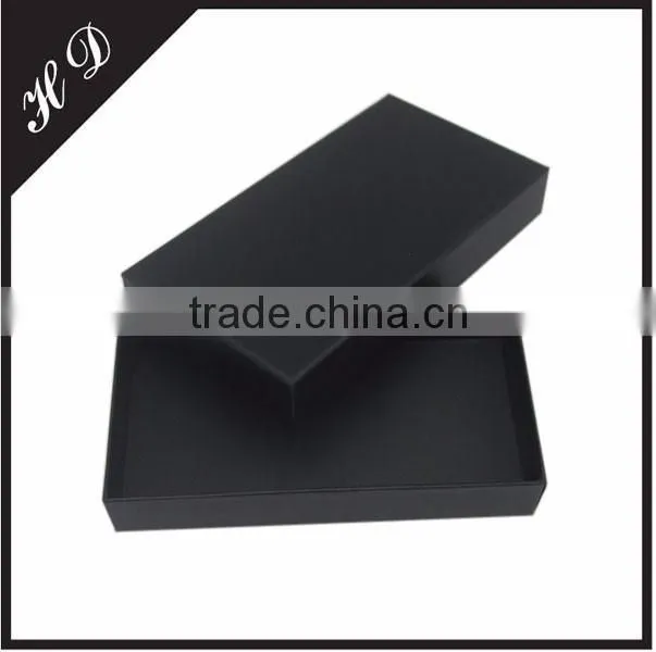 Simple Black Cardboard Necktie Gift Box