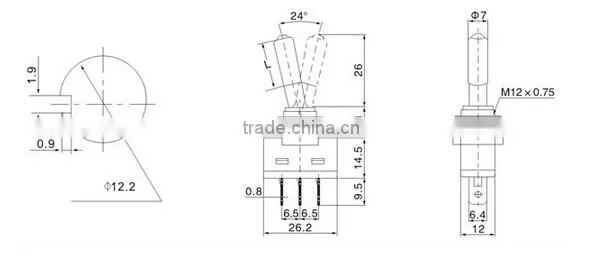 ASW-15D Good automotive switch high quality switch mini automotive switch(FBELE)