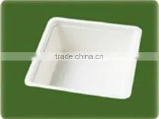 100% Sugarcane Bagasse Biodegradable Square bucket