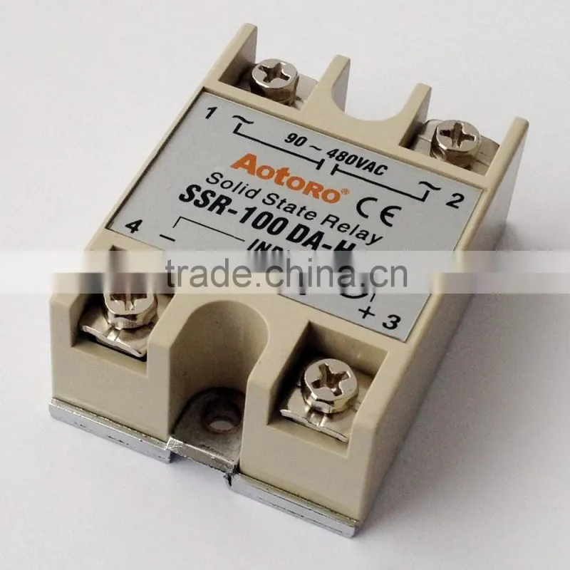 SSR-100DA-H solid state relay industrial single phase alibaba supplier