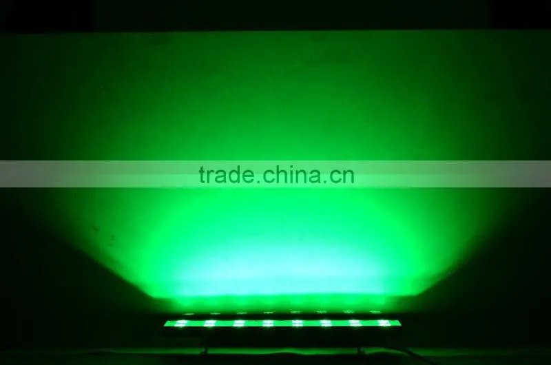 RGBWA good color mixing indoor wall washer light 72x3w