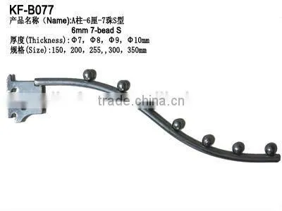 metal display hook for hanging clothes/pegboard display hook