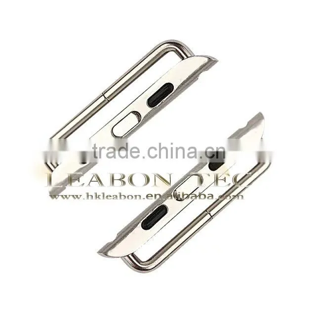 cheap Aluminum metal watch band converter buckle strap Adapter for apple watch band