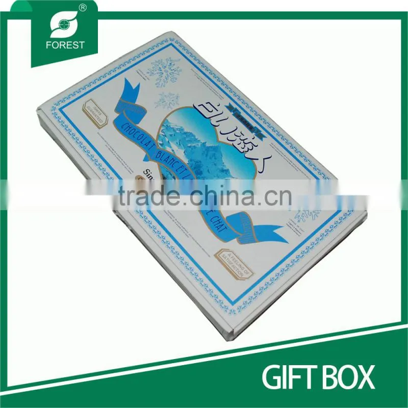 OEM FASHIONABLE DESIGN CARDBOARD GIFT BOX FOR PACKING CHOCOLATES