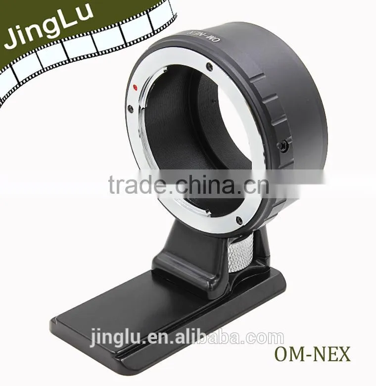 lesn adapter ring with long tripod for Olympus OM lens to S ony NEX-3 NEX-5 E mount