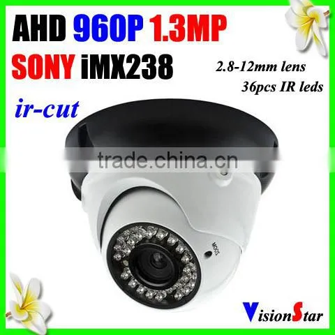 Infrared security system sony imx238 1200tvl cmos sensor ir metal cctv camera