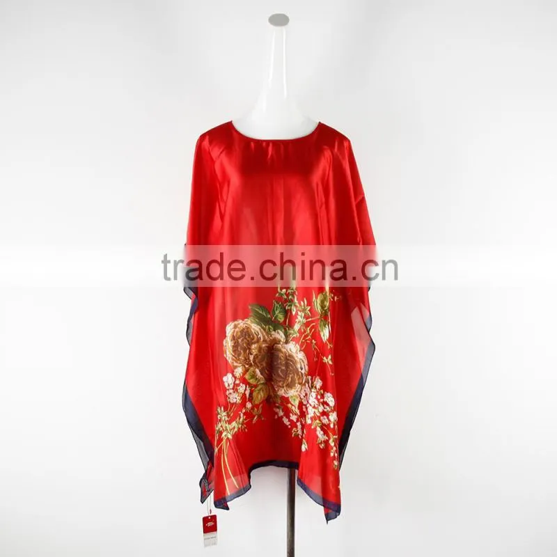 Top quality new style 2016 plus size wholesale chiffon breathable flower dresses