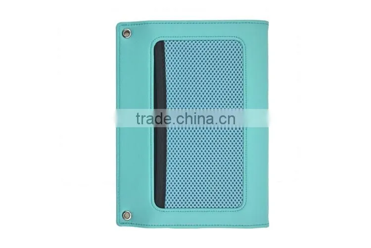 2016 Hot Selling Electronic Items PU Leather 10W 6000mAh Waterproof Solar Panel Charger for Mobile Phone