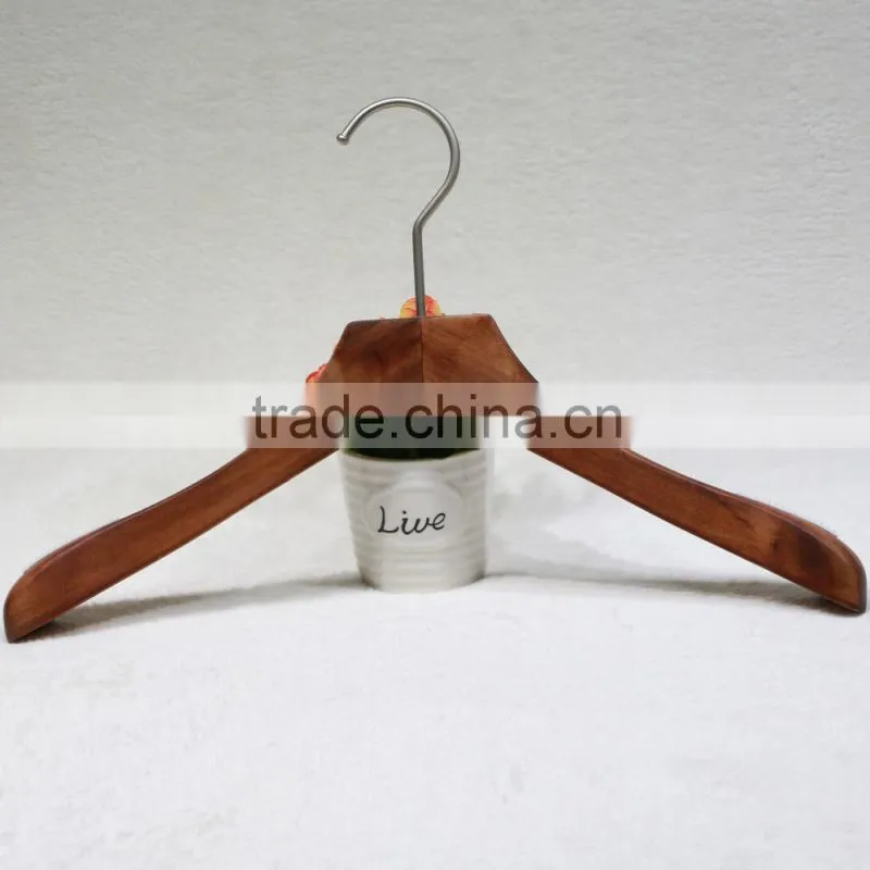 Antique Solid wooden coat hanger with Square Bar