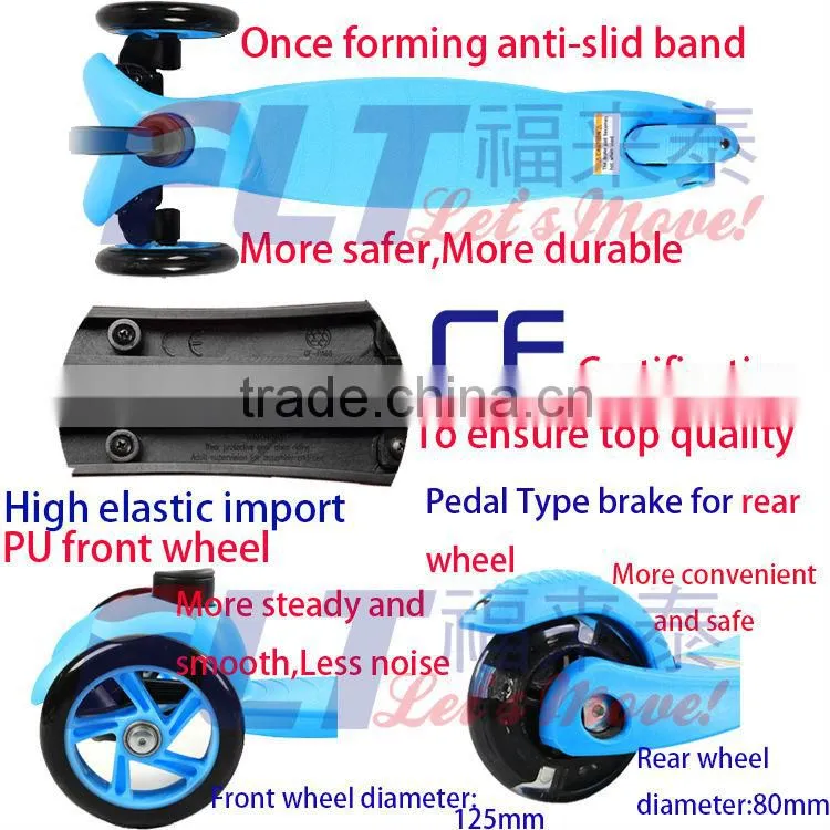3 in 1 mini kick scooter with seat &O-bar for kids happy push
