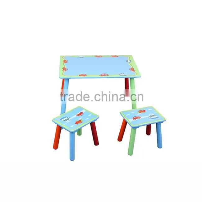 Wooden kids table and chairs with dimensions