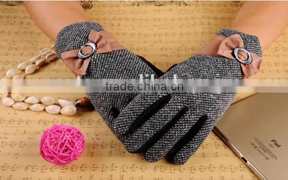 Anti-slip With Velvet Gloves Finger Touch Screen Gloves For Warm Hand