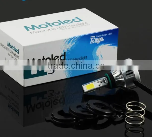 32W 3000lumens the brightest and hight grade motorcycle light , led motorcycle headlight