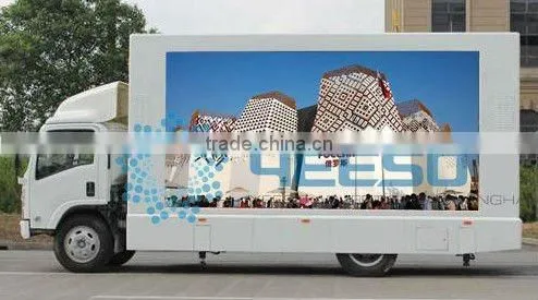 Popular LED billboard truck for celebrations and live broadcast, Yes-V8
