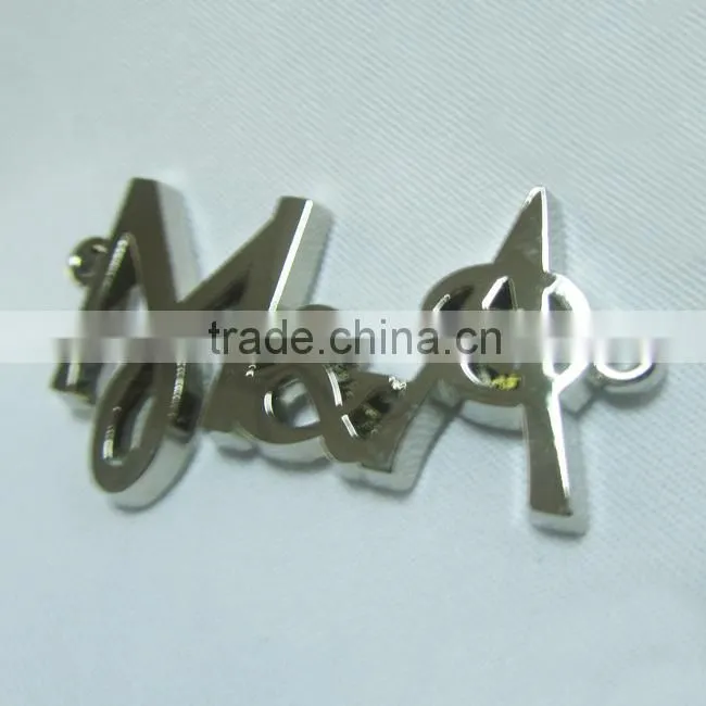 3d metal letter logo