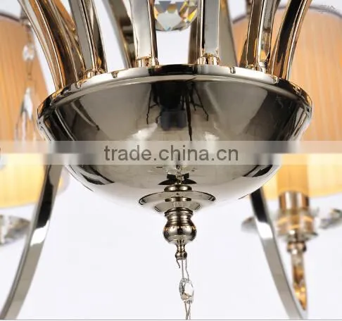 Good Quality K9 Crystal Chandelier Living Room Chandelier,Dining Room Chandelier light with 18 lights with lamp shade