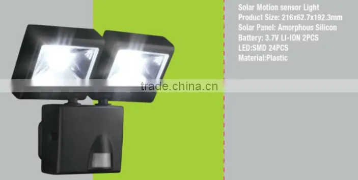 Outdoor high lumen solar garden lights