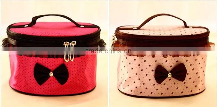 Deluxe Double layer lady's makeup bag