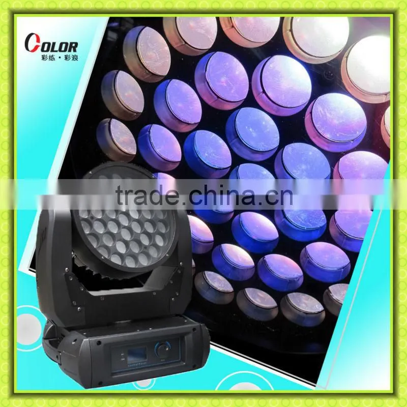 led moving head wash 37*12w rgbw 4 in 1 wash moving head light for wedding/party/disco/dj