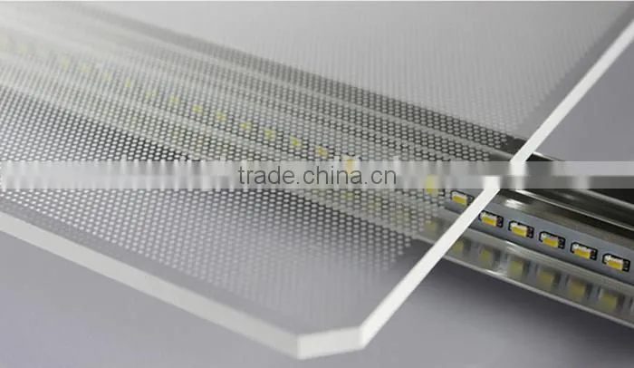 Long life span square panel led ceiling mount light
