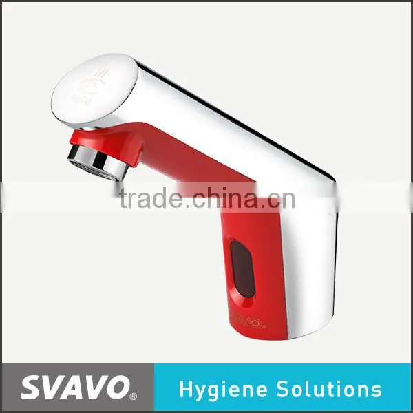 lavatory sink tap, automatic bathroom faucet, infrared sensored washroom accessory