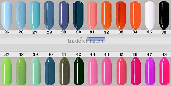 Stock offer 168colors nail UV/LED gel polish soak off gel polish