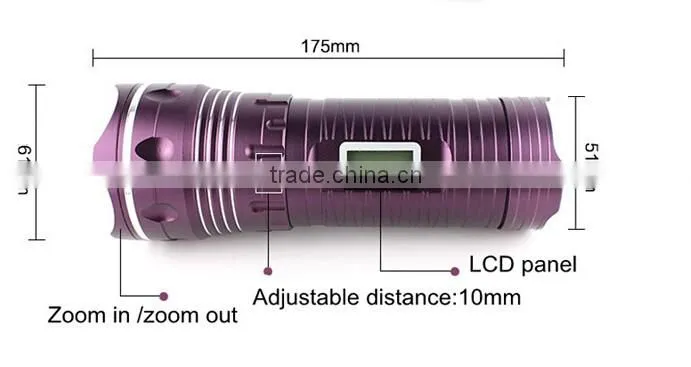 a-ok 12Hours Blue White Light T6 Led Night Squid Fishing Light