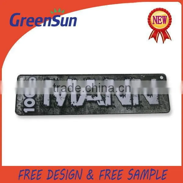 Top grade hot sale promotion license plate doorplate vip room sig
