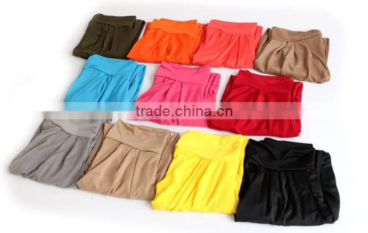 Plus size woman clothing summer ice silk leggings woman harlan baggy pants