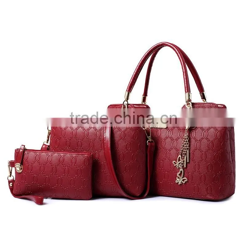 Lady fashion designer PU high quality handbag OEM women's custom hand bag wholesale